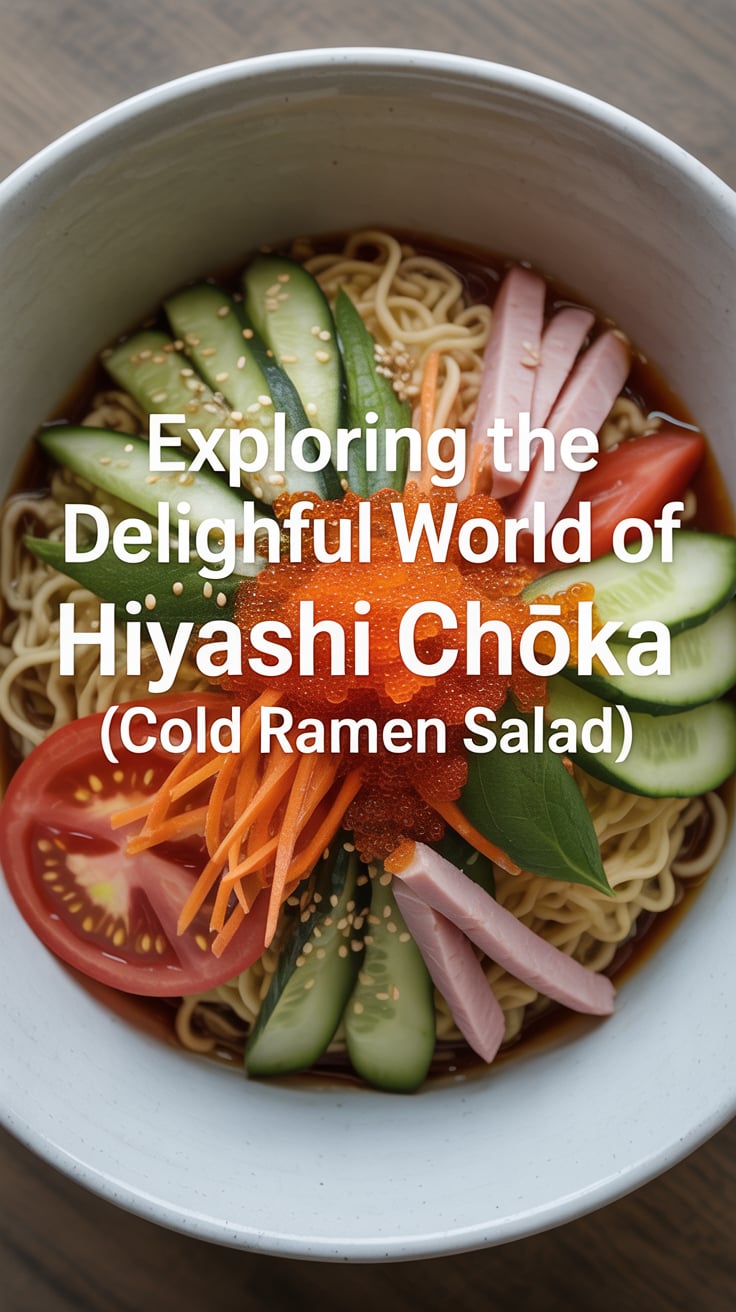 Explore the flexibility of Hiyashi Chūka as you customize it with your favorite ingredients, including proteins like chilled chicken or shrimp. This dish invites creativity, allowing you to experiment while keeping it authentic and delicious.