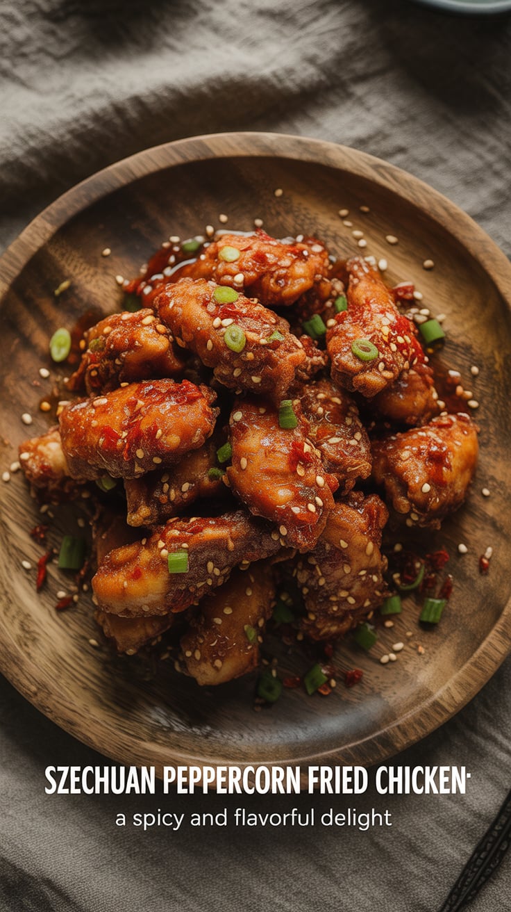 This recipe invites you to explore the rich culinary traditions of Szechuan cooking, showcasing how unique ingredients can transform classic fried chicken into a truly exotic delight. Discover how to effortlessly balance heat and flavor for a dish that impresses every time.