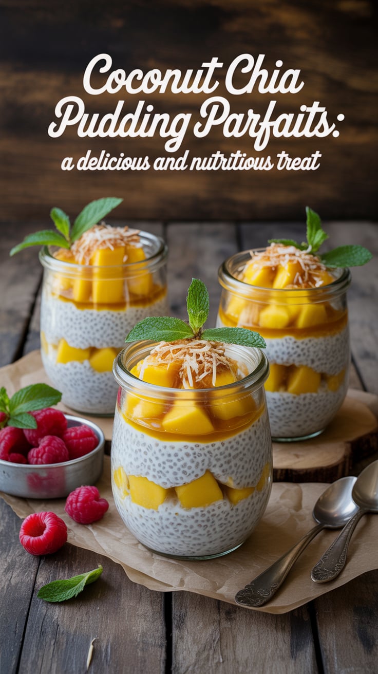 Discover the perfect blend of indulgence and health with Coconut Chia Pudding Parfaits, a treat that tantalizes your taste buds while nourishing your body. Layered with creamy coconut goodness and topped with vibrant fruits, this recipe is not just a dessert but a wholesome way to fuel your day.