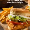 Whether you're hosting a gathering or treating yourself to a special meal, this biscuit fried chicken sandwich is sure to impress. Get ready to savor each mouthwatering layer and bring a taste of the South to your kitchen!