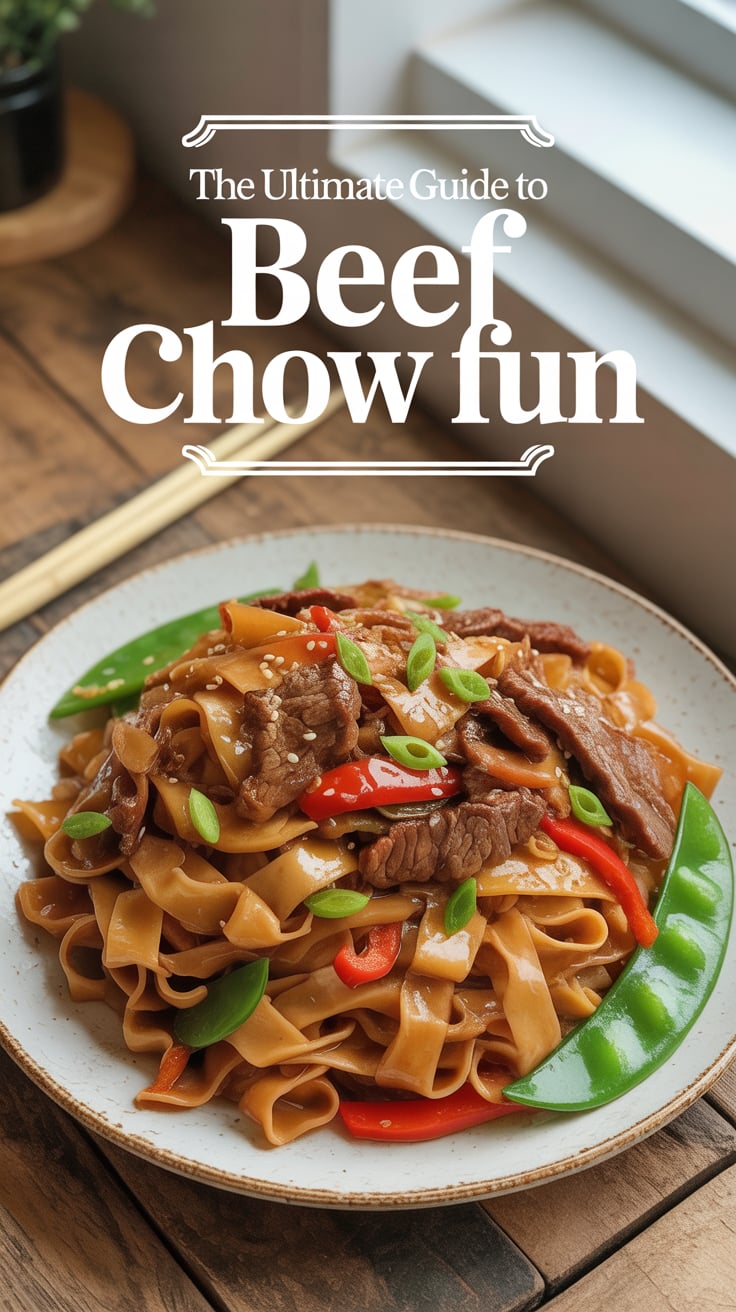Master the balance of savory sauce and delicate noodles that makes Beef Chow Fun truly unforgettable.