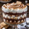 Unleash your inner dessert artist and personalize your trifle with unique twists, whether it’s adding nut butter for extra creaminess or experimenting with flavored marshmallows. Get ready to indulge in a delightful treat that will leave everyone craving another spoonful!