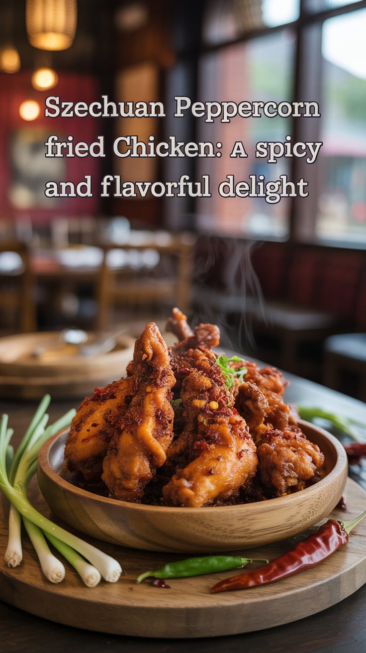 Dive into a bold culinary experience with Szechuan peppercorn fried chicken, where fiery spices meet savory crunch in a mouthwatering combination. This dish brings the vibrant flavors of Szechuan cuisine to life, delivering an unforgettable taste sensation.