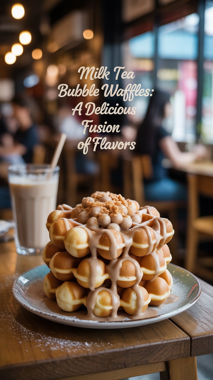 This recipe is not only fun to make but also allows for endless customization. Whether you prefer classic black milk tea, aromatic green tea, or even adventurous flavored options, you can tailor the waffles to suit your palate.