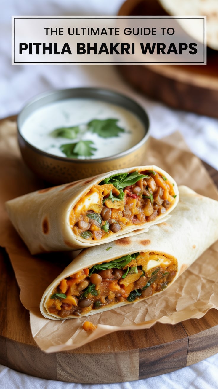 Each wrap showcases the incredible textures and flavors of Pithla, delivering a comforting experience with every bite. This recipe highlights simple, wholesome ingredients while providing a filling option that’s low in calories and rich in nutrients.