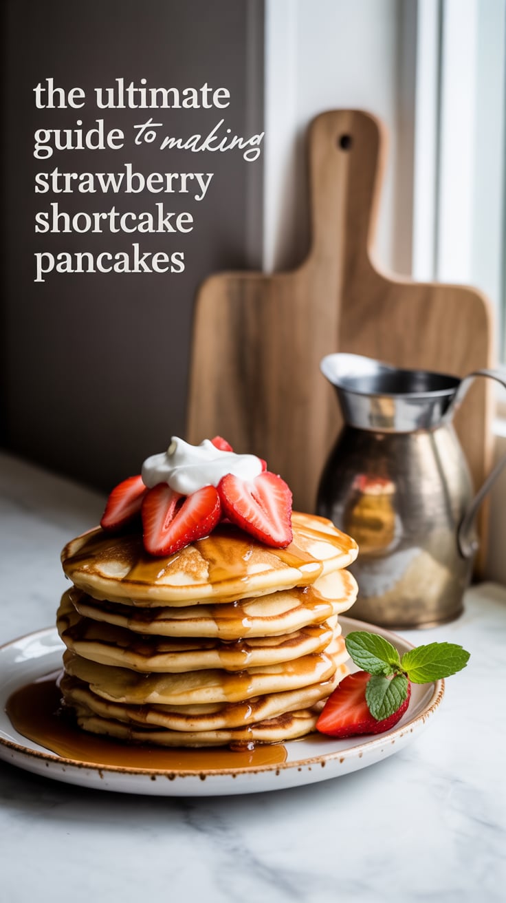 Imagine flipping light and airy pancakes, each one topped with a generous helping of macerated strawberries and a cloud of luscious whipped cream. The combination of flavors and textures will tantalize your taste buds and leave you wishing every day could start with this indulgent dish.