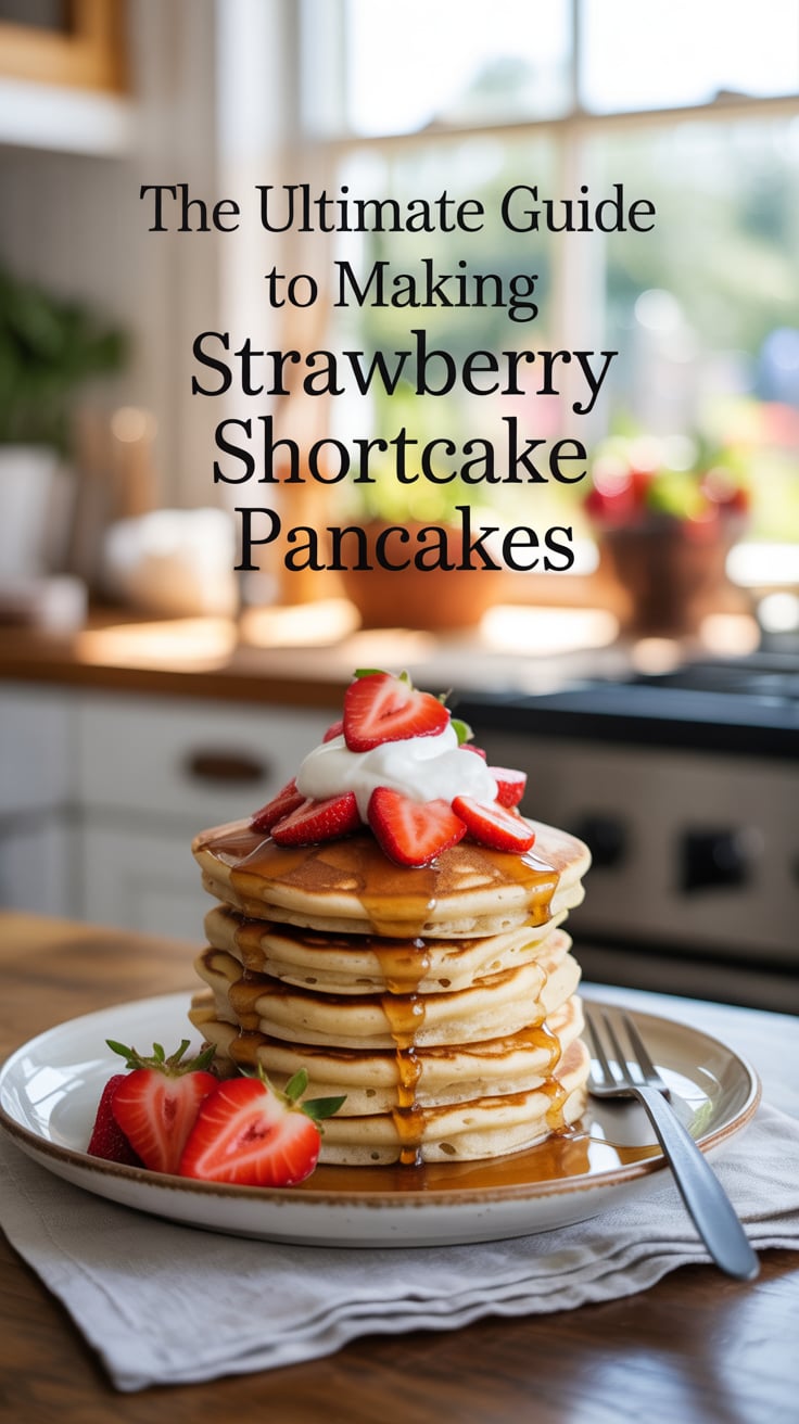 Transform your breakfast routine with Strawberry Shortcake Pancakes, a delightful fusion of fluffy pancakes and the classic dessert we all love. With layers of sweet strawberries and whipped cream, this recipe brings a burst of freshness and joy to your morning, making it the perfect treat to share or enjoy solo.