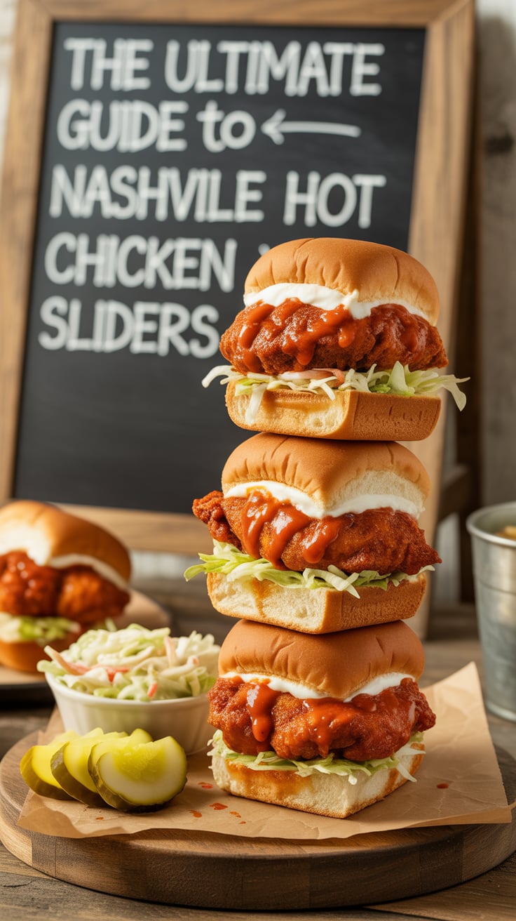 Picture a platter filled with sliders, each boasting tender, spicy chicken nestled between soft buns. The combination of heat and flavor will tantalize your taste buds and keep your guests coming back for more, making it the perfect party food.