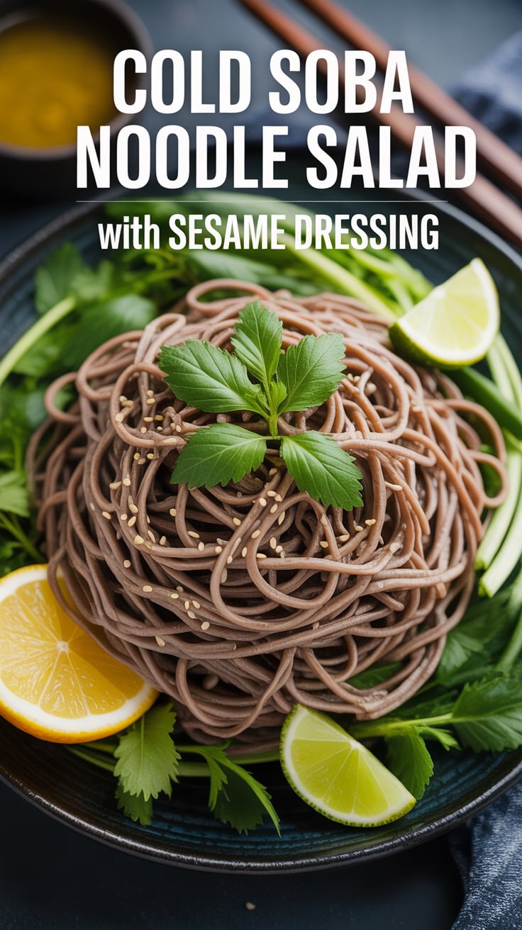 Experience the versatility of soba noodles in a dish that’s as simple to prepare as it is delicious. This cold salad bursts with flavor and features healthful ingredients, offering a nourishing meal that can be enjoyed any time of year.