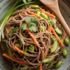 Elevate your culinary repertoire with a refreshing twist on traditional pasta salads. Cold soba noodle salad combines wholesome ingredients and a zesty dressing to create a dish that is not only visually appealing but also packed with flavor and nutrition.
