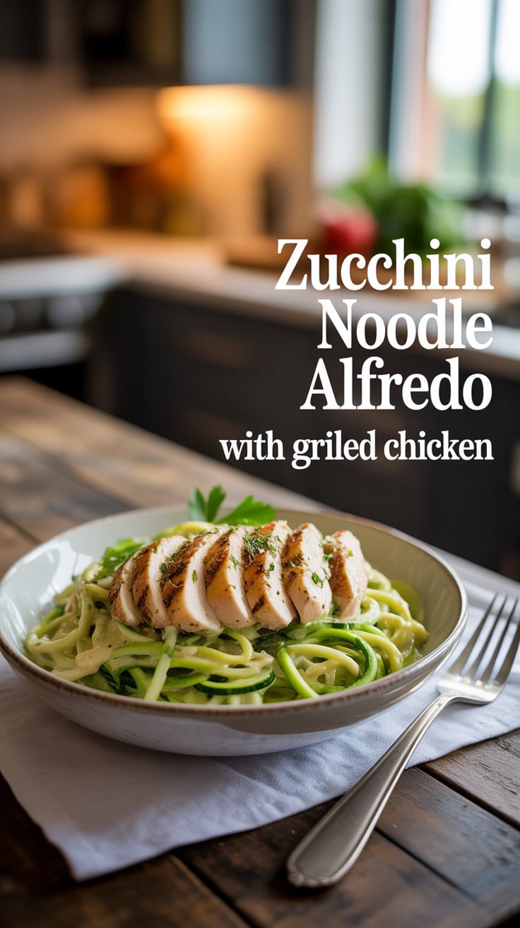 Elevate your weeknight dinners with this simple yet elegant dish that combines the best of both worlds. With its velvety sauce and vibrant zucchini noodles, this recipe promises not just a meal, but a delightful culinary experience.