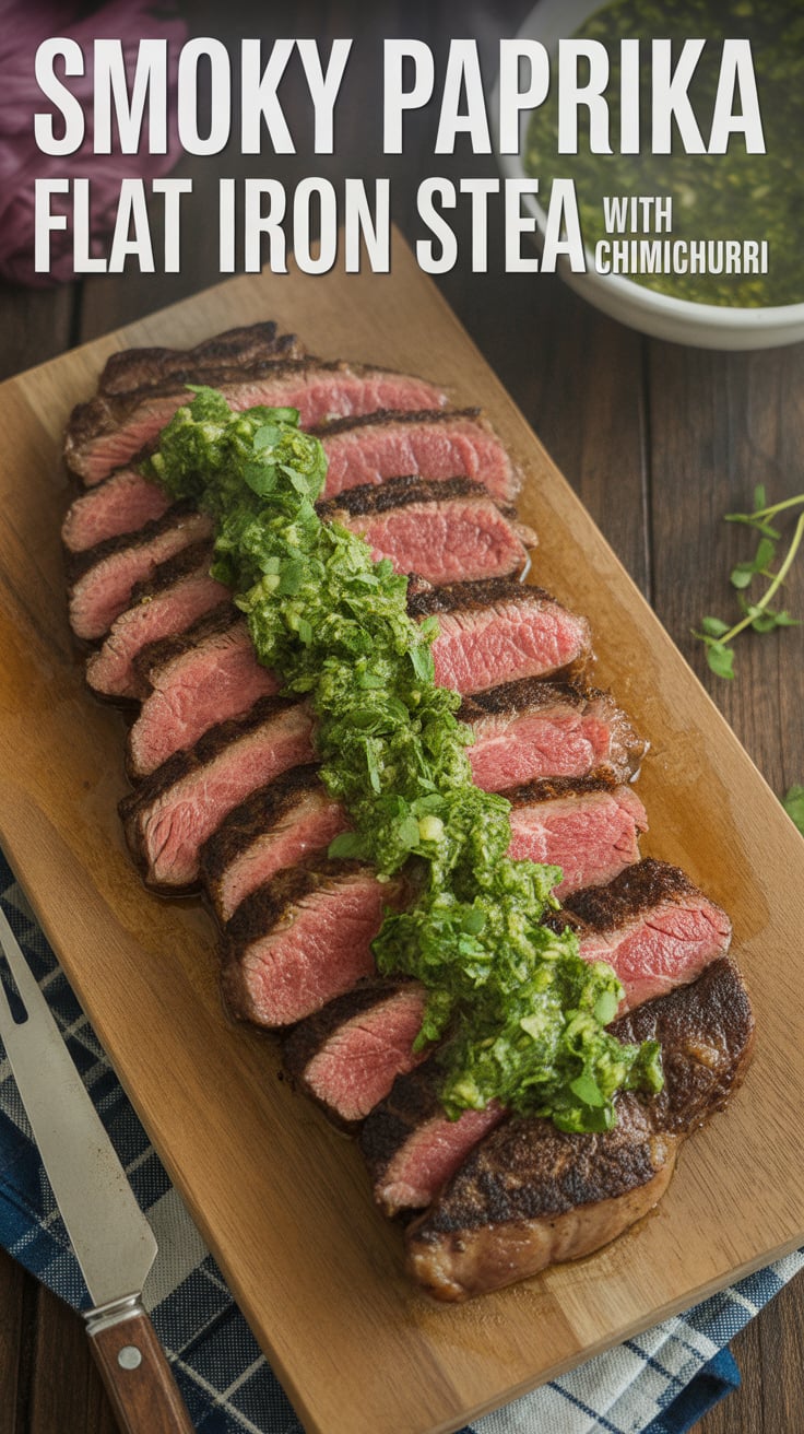 Whether for a casual family dinner or an impressive gathering with friends, this smoky paprika flat iron steak is sure to please. Unlock the full recipe and discover how easy it is to create this gourmet experience right in your own kitchen.