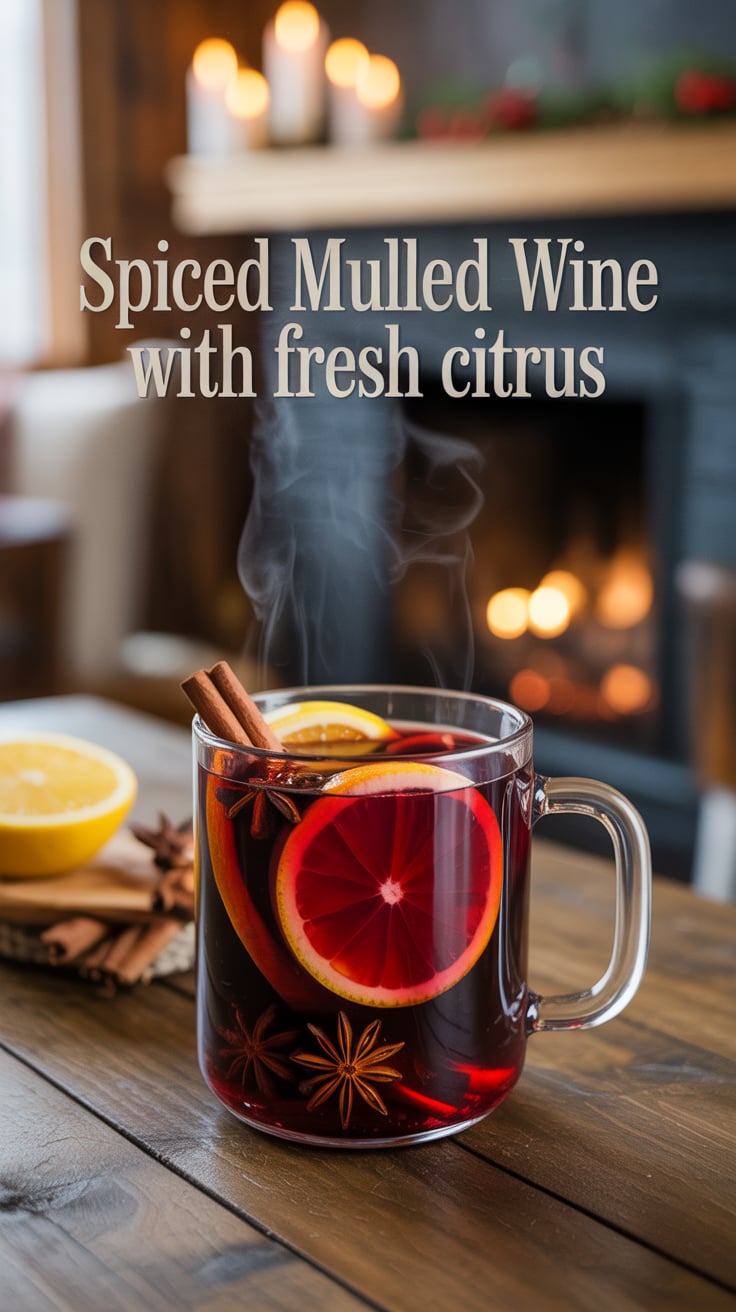 Indulge in the festive spirit with a delightful Spiced Mulled Wine, where rich flavors meet refreshing citrus notes. This easy-to-follow recipe allows you to customize the level of spice, perfect for tailoring the drink to your taste and impressing your guests.