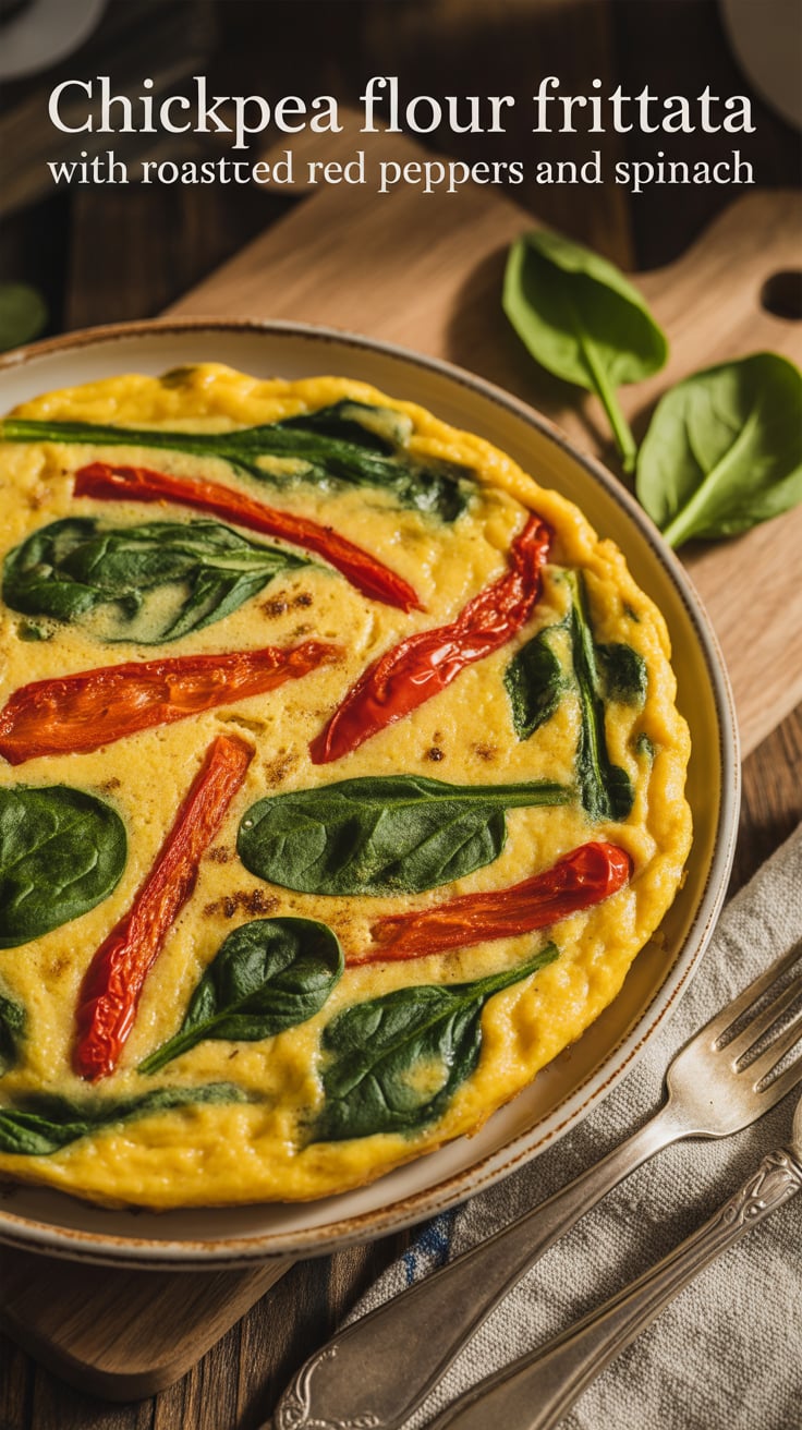 Imagine a dish that’s not only delicious but also gluten-free and packed with plant-based protein. This Chickpea Flour Frittata is the perfect choice for brunch or a quick dinner, offering a burst of color and flavor on your plate.