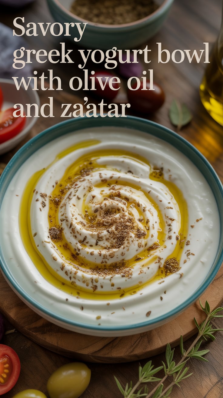 Imagine enjoying a bowl that harmonizes health and indulgence. Packed with protein and healthy fats, this Savory Greek Yogurt Bowl is not just a treat for your taste buds but also a nourishing choice for any time of day.