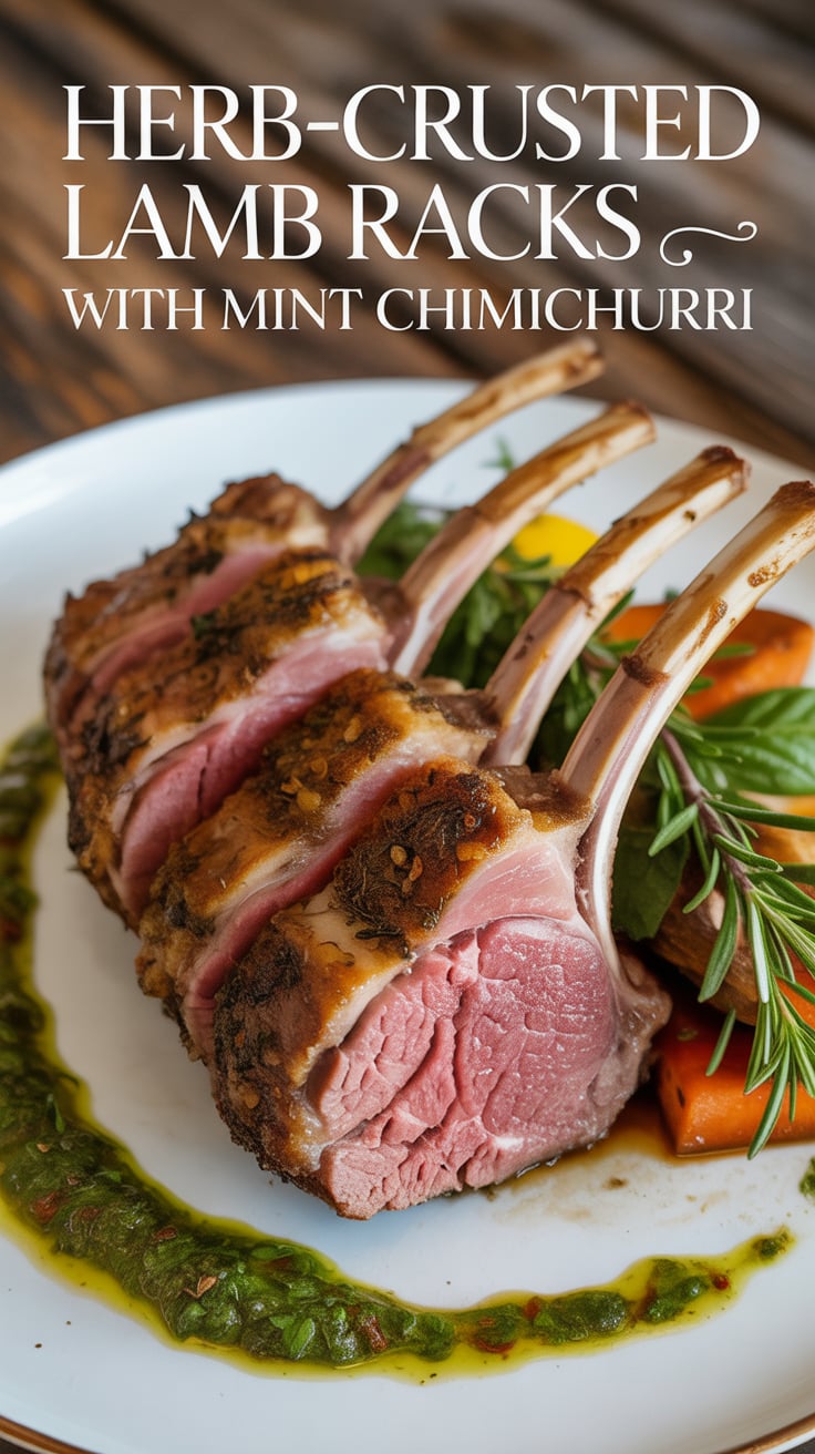 Learn how to whip up a bright mint chimichurri that adds a refreshing contrast to the savory lamb. This vibrant sauce not only enhances the flavor but also infuses your meal with a touch of freshness that elevates every bite.