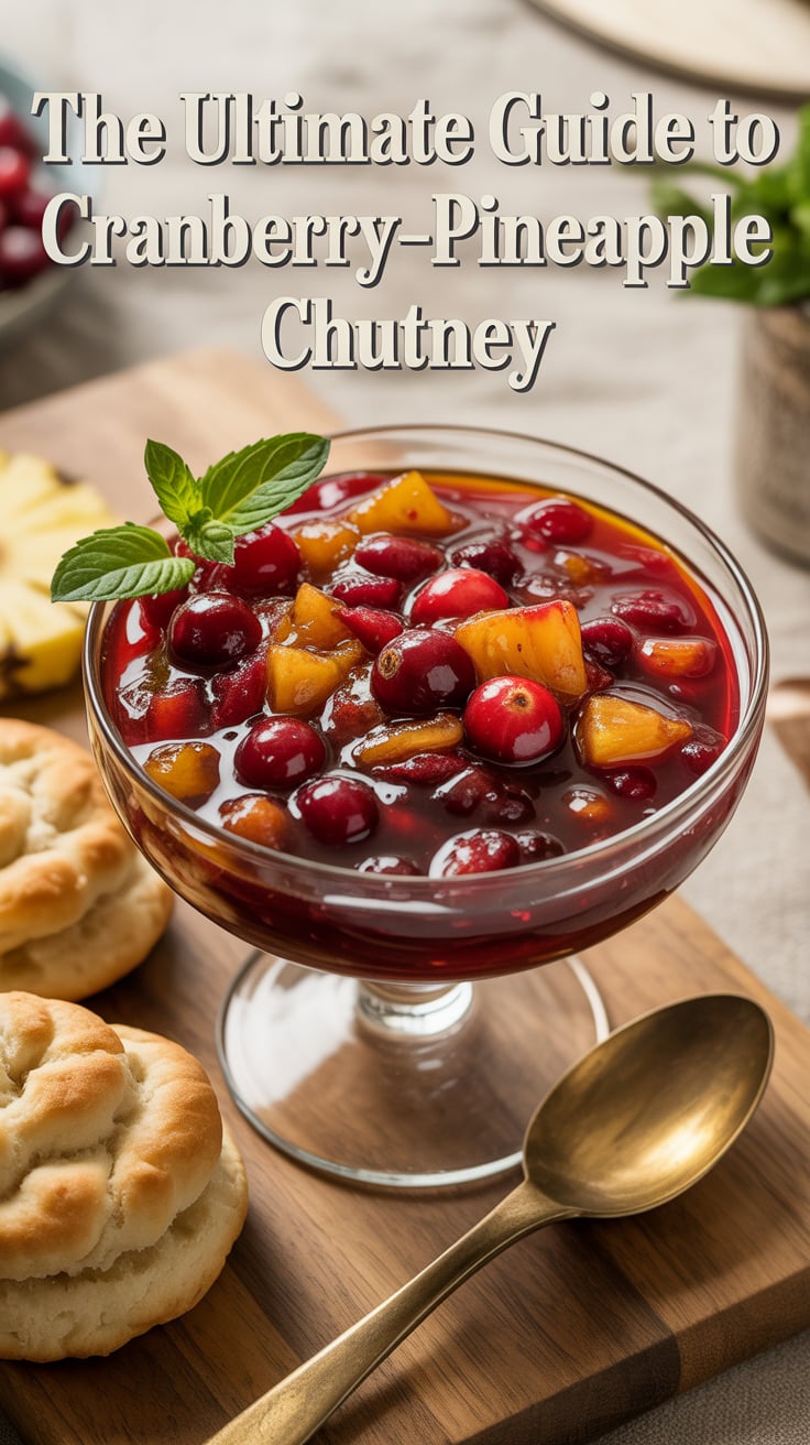 Discover a vibrant blend of tart cranberries and sweet pineapple that elevates any dish. This chutney isn’t just a sidekick; it’s the star of your holiday table, bringing a burst of flavor that pairs beautifully with meats or cheeses.