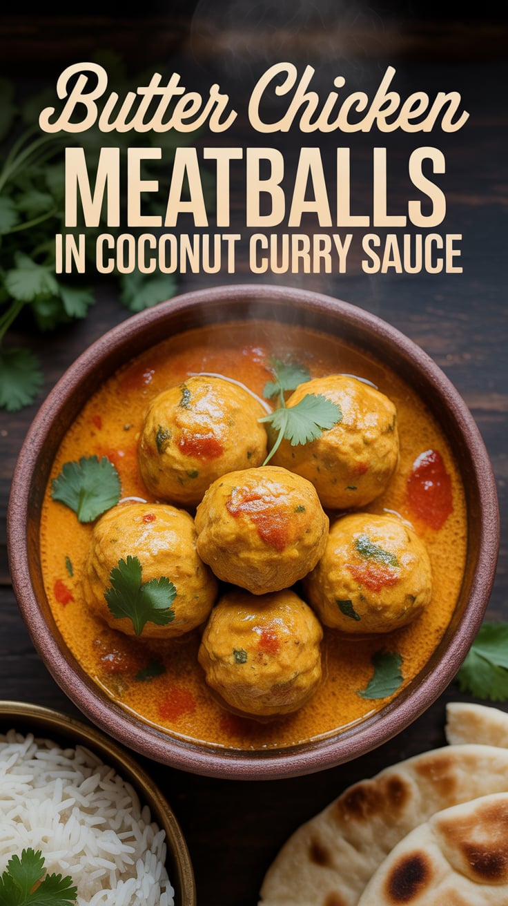 Ready for a culinary adventure? This dish promises not just a meal, but an experience, with its vibrant flavors and comforting textures. Dive into the world of Butter Chicken Meatballs in Coconut Curry Sauce and impress everyone at your table.