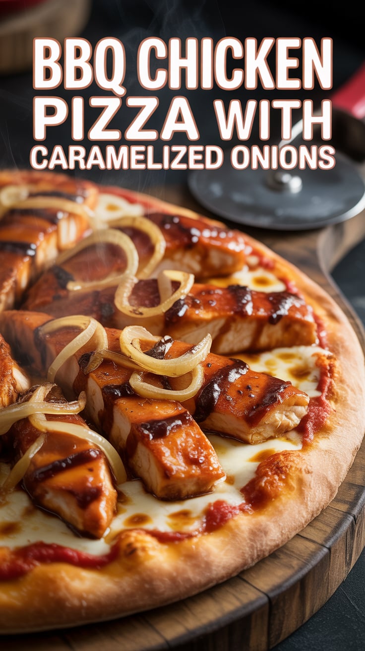 Ready to impress your family and friends with a gourmet pizza? Dive into this recipe that showcases the ideal blend of delicious toppings and a quick prep time, making BBQ Chicken Pizza with Caramelized Onions a star at any gathering.