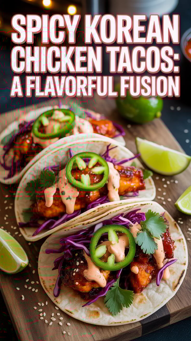 Unlock the magic of fusion cuisine with a recipe that combines the best of Korean flavors with a classic favorite. Learn how to create these mouthwatering tacos that promise not just a meal, but an adventure for your palate.