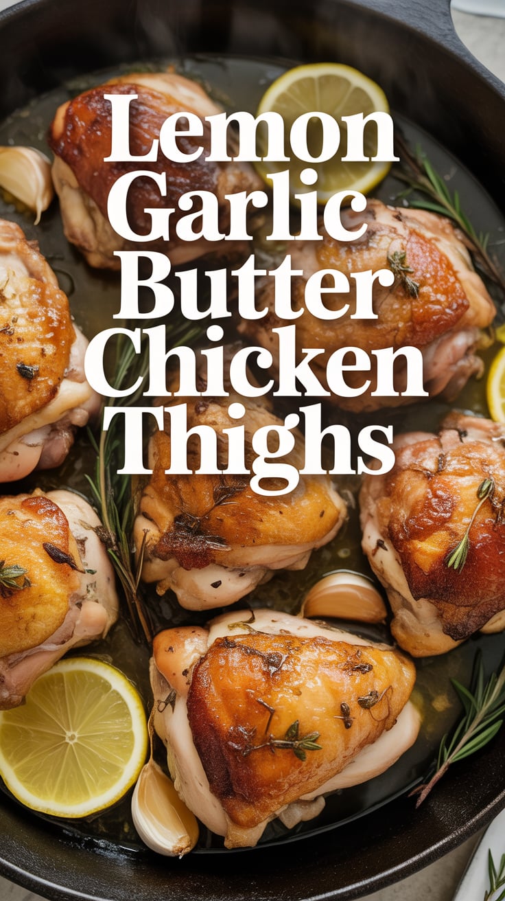 Imagine chicken thighs seared to perfection, then bathed in a luscious lemon garlic sauce that brings brightness and depth to every bite. This recipe is a culinary hug that pairs beautifully with your favorite sides.