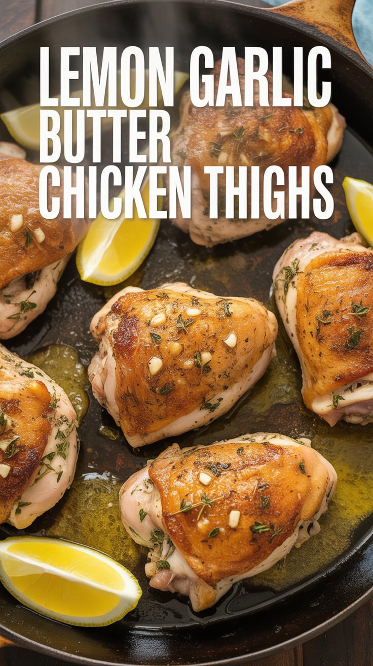 Discover the simplicity of a one-pan wonder that combines ease and flavor in perfect harmony. With just a few ingredients, Lemon Garlic Butter Chicken Thighs deliver gourmet results that will impress family and friends alike.