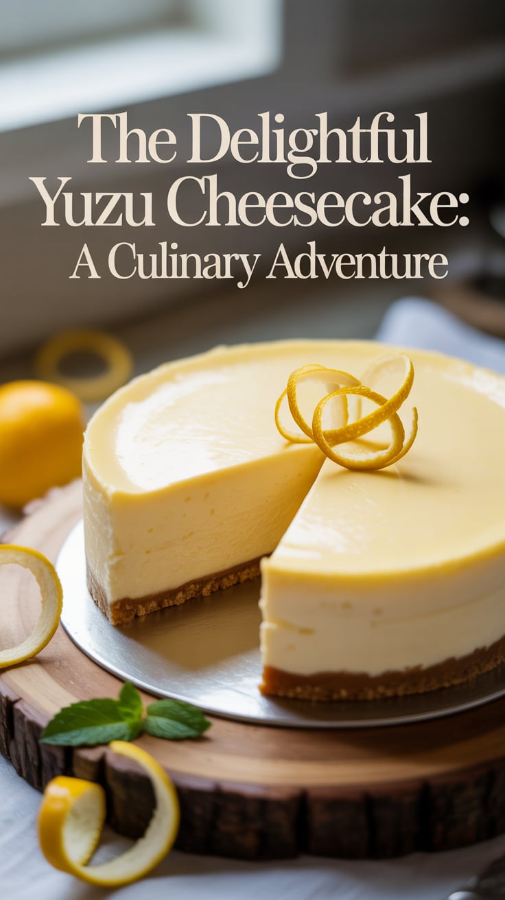 Embark on a culinary journey with the Delightful Yuzu Cheesecake, where traditional cheesecake meets the vibrant essence of yuzu, a Japanese citrus fruit. This recipe promises a refreshing twist that will captivate your taste buds and elevate your dessert game.