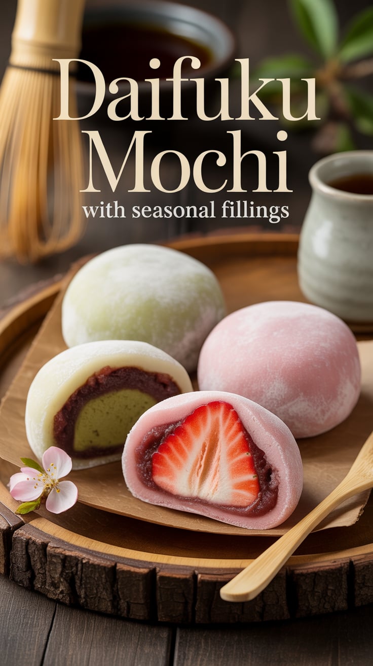 Discover the art of making Daifuku Mochi from scratch, where each bite reveals a delightful surprise inside. With tips on crafting the perfect mochi texture and using fresh, seasonal ingredients, you'll impress friends and family with this versatile dessert.