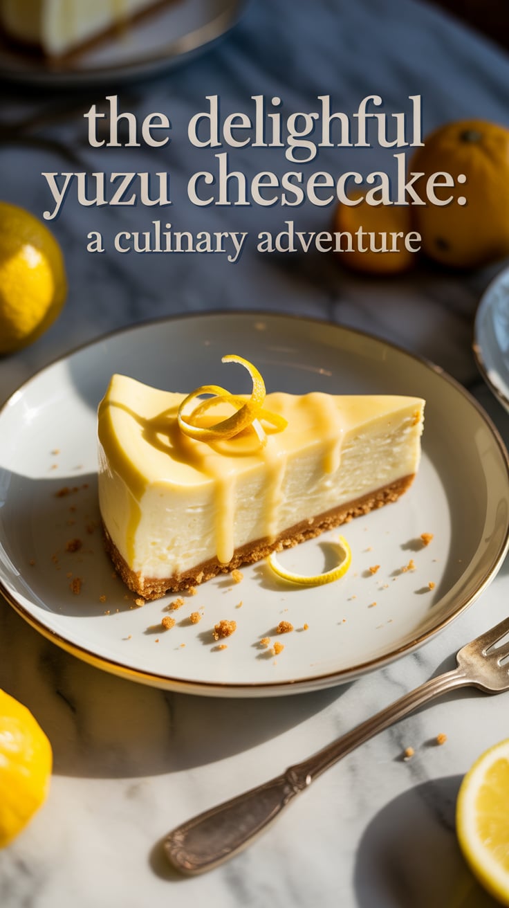 Uncover the secrets to crafting a creamy, indulgent cheesecake infused with the bright flavors of yuzu. Each slice is a harmonious blend of sweet and tangy, making it the perfect centerpiece for any gathering or special occasion.