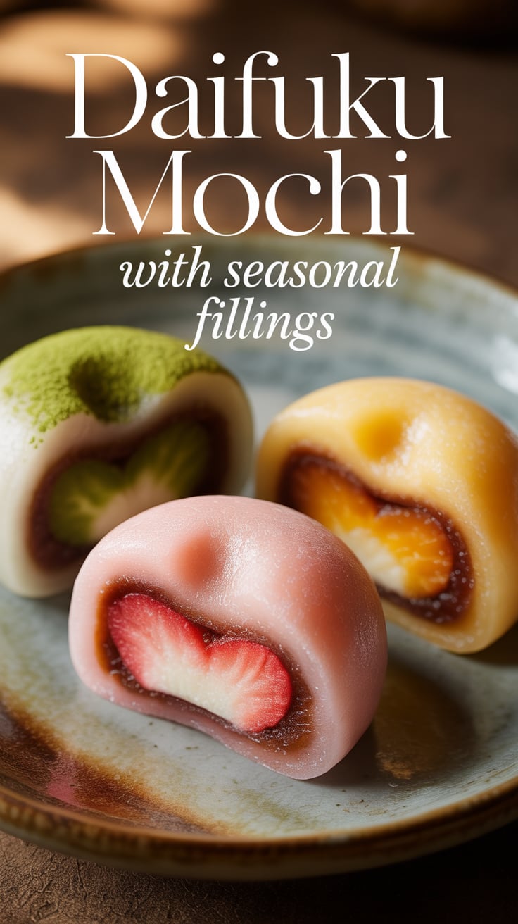 Experience the joy of biting into a soft, chewy mochi that perfectly complements the seasonal ingredients within. This guide offers easy-to-follow instructions, making it simple to recreate this beloved Japanese delicacy in your kitchen and share it with loved ones.