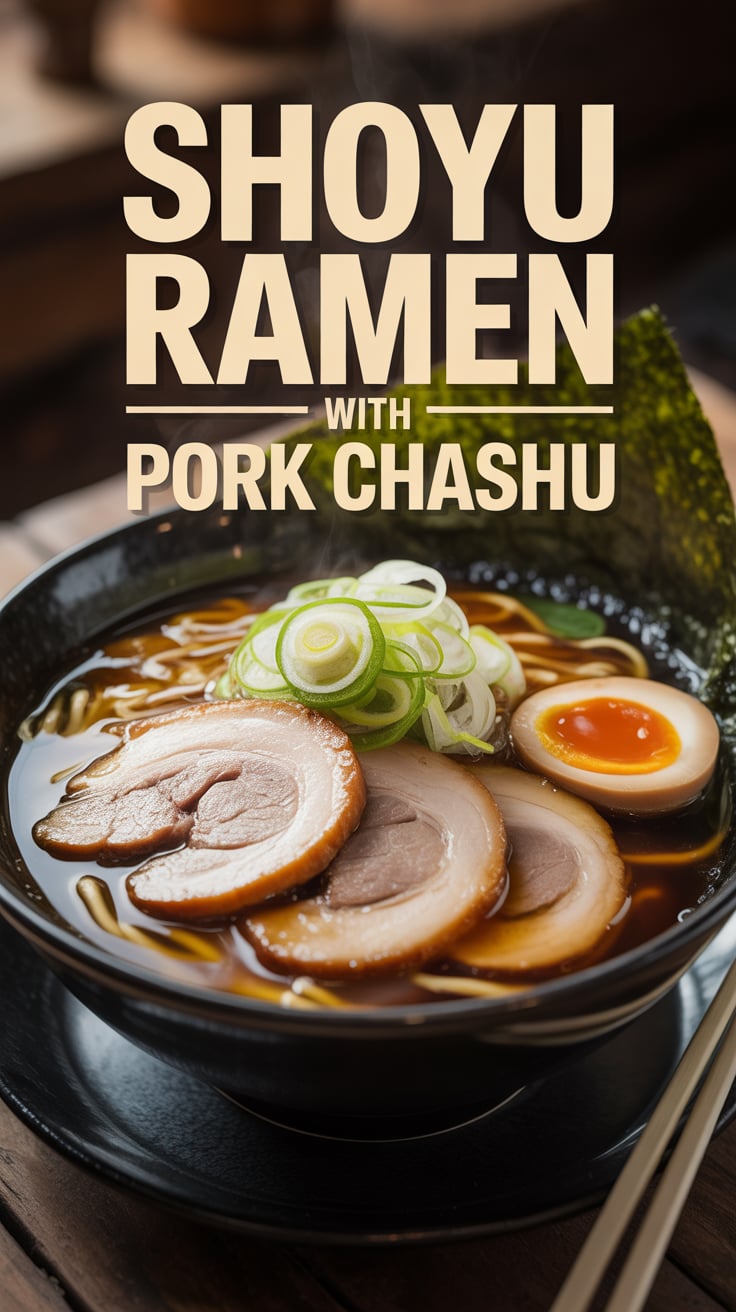 Experience the joy of homemade ramen as you learn how to balance each component to perfection. This guide not only teaches you how to create the perfect bowl of Shoyu Ramen with pork chashu but also celebrates the artistry of Japanese cuisine.