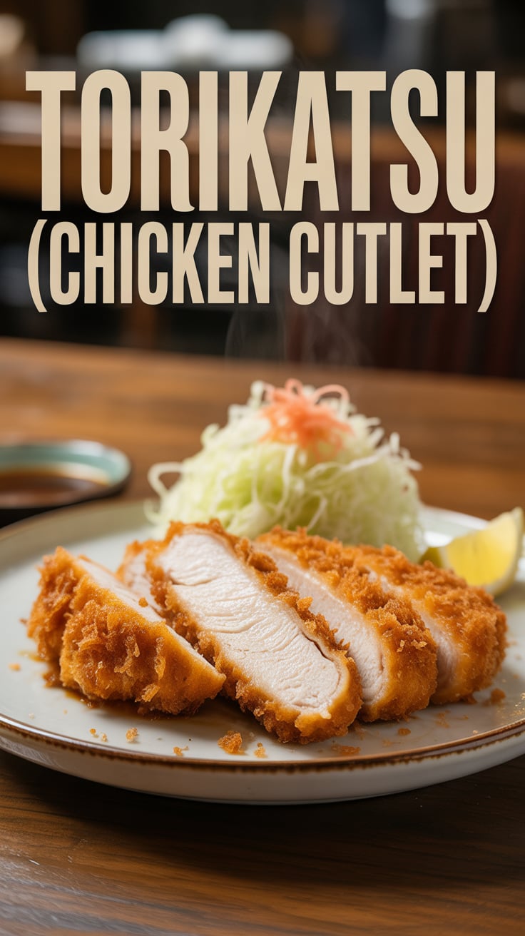 Dive into the crispy, savory world of Torikatsu, a delightful Japanese chicken cutlet that transforms boneless chicken into a mouthwatering dish. This recipe showcases the perfect golden crust and tender meat, making it an irresistible addition to your dinner table.