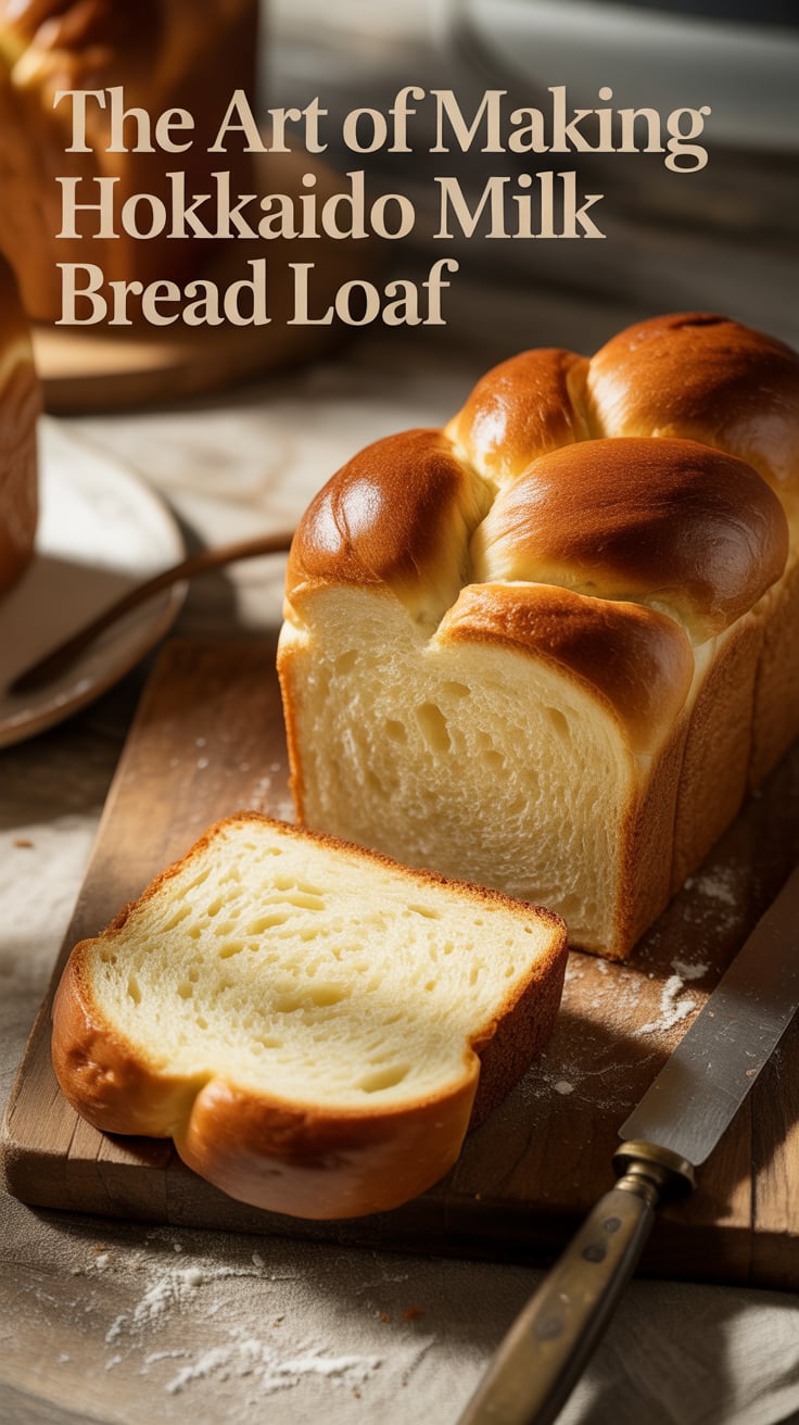 Discover the secrets behind Hokkaido Milk Bread, a light and fluffy loaf that's famed for its rich, milky flavor and tender crumb. This recipe invites you to embrace the art of Japanese baking, offering tips that will help you achieve bakery-quality results at home.