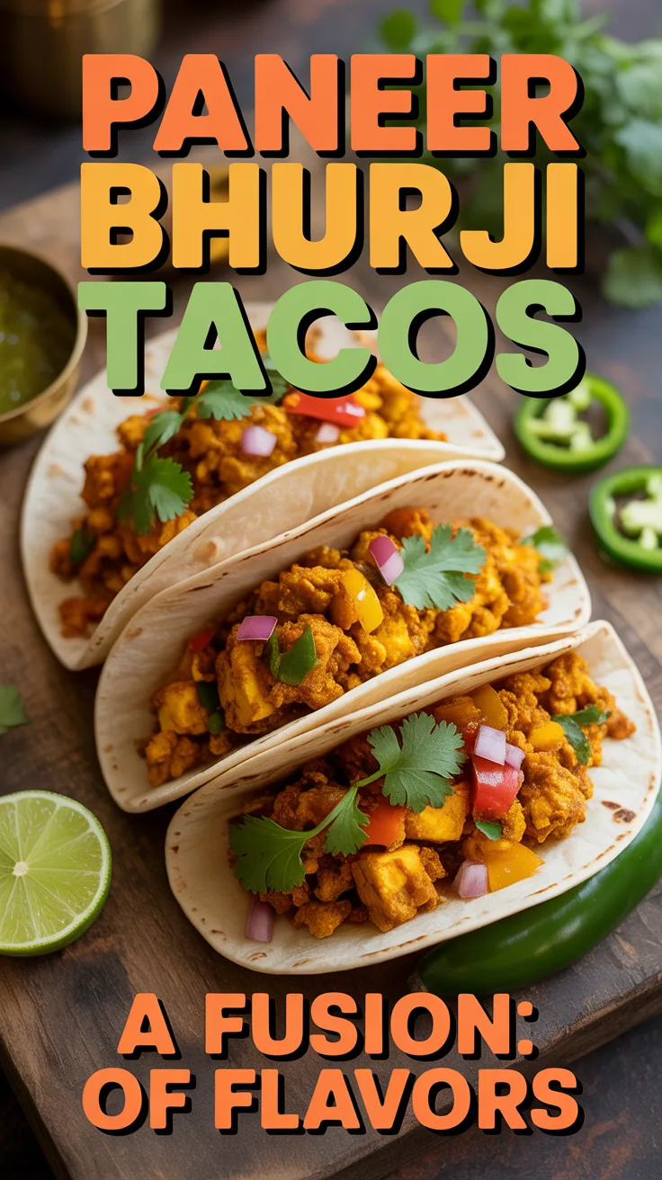 Impress your friends at your next gathering with this easy yet exotic fusion dish. Learn how to master the art of combining bold Indian spices and Mexican flair to create Paneer Bhurji Tacos that will have everyone asking for seconds.