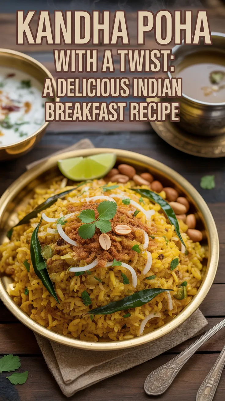 Start your day with a burst of flavor by trying Kandha Poha with a Twist. This delightful Indian breakfast dish combines the classic recipe with unexpected ingredients, making it the perfect way to energize your morning.