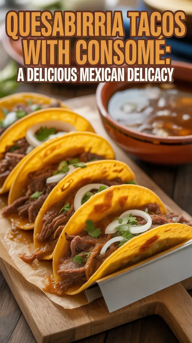 Dive into the mouthwatering world of Quesabirria Tacos with Consomé, where savory beef meets crispy tortillas, creating a taco experience that’s truly unforgettable. This dish perfectly balances rich flavors and textures, ensuring every bite is a delight.